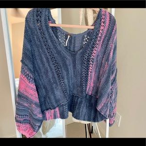 Free People Cropped Sweater